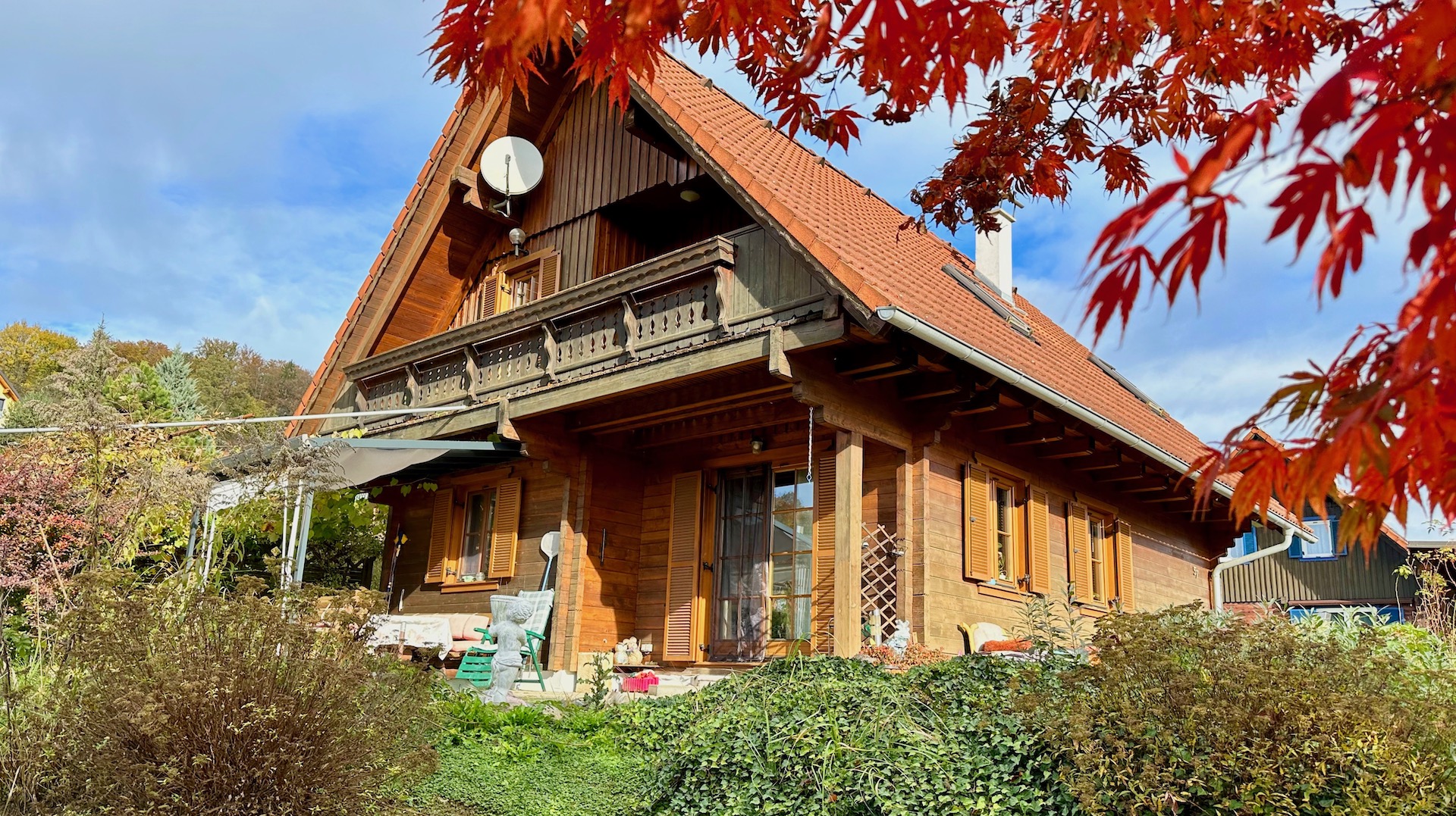 Gemütliches Holzblockhaus in Lang